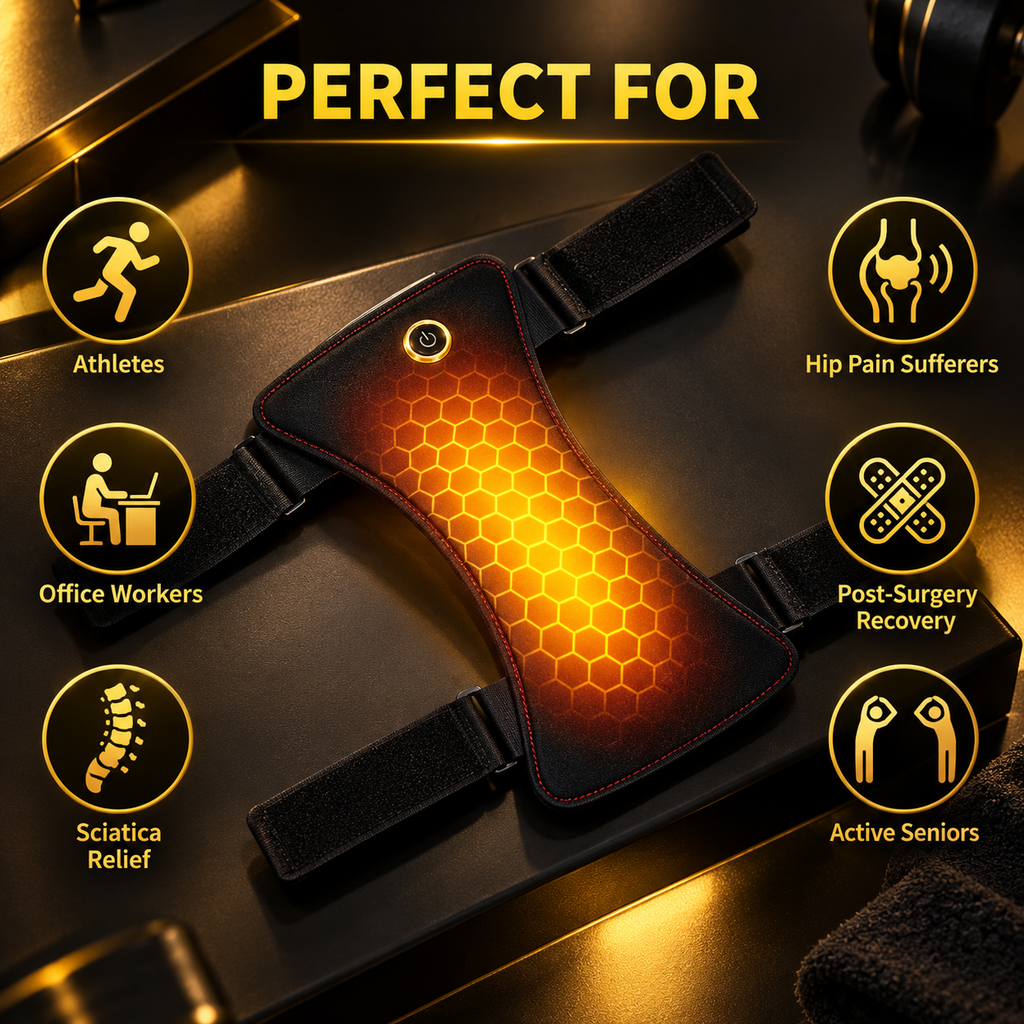 Cordless Heated Hip & Lower Back Recovery