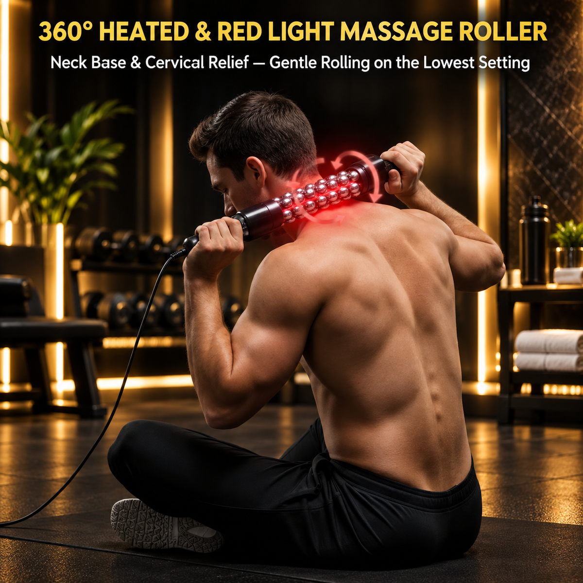 360 Heated & Red Light  Massage Roller