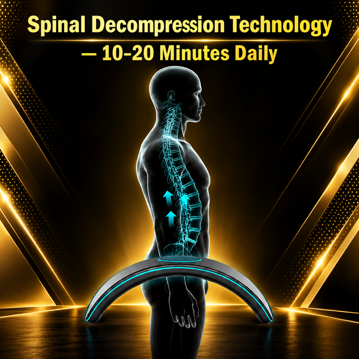 Adjustable Lumbar Back Stretcher