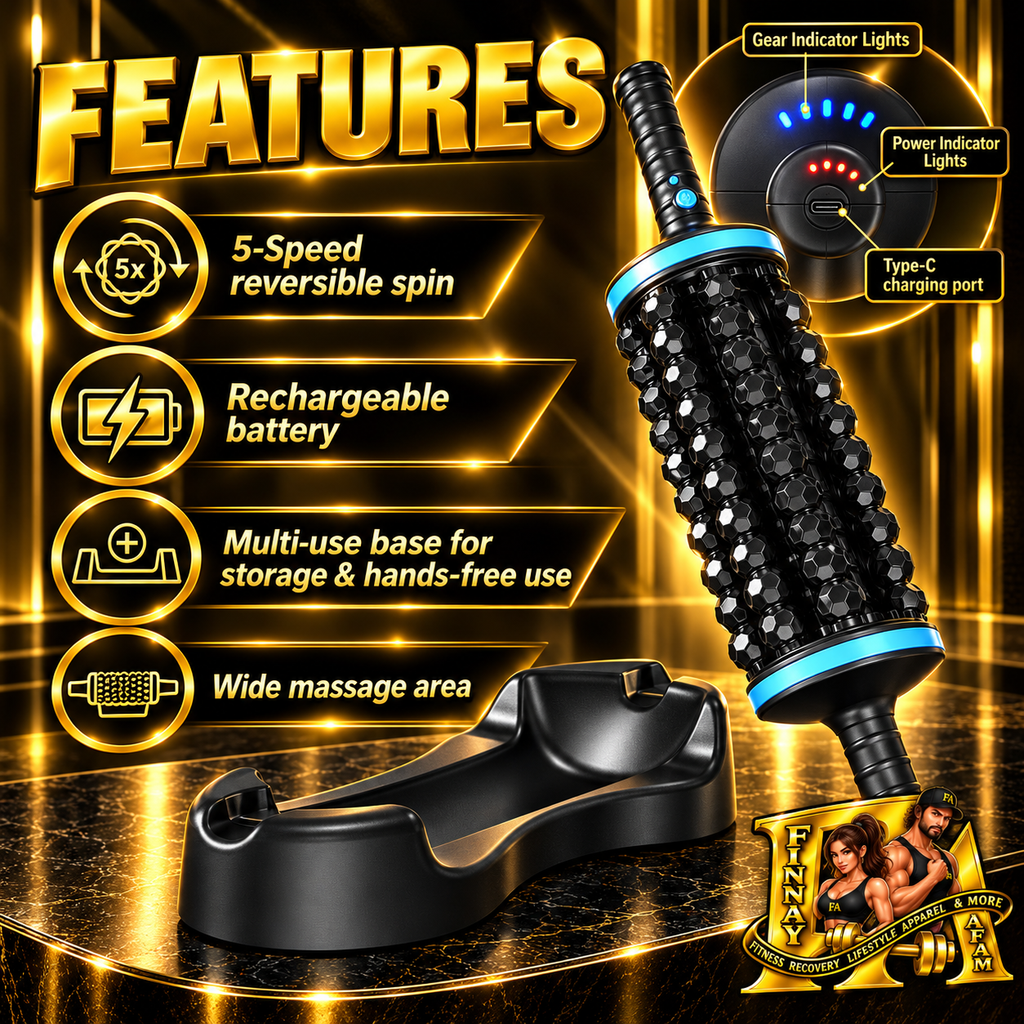 Deep Tissue Percussive Massage Roller