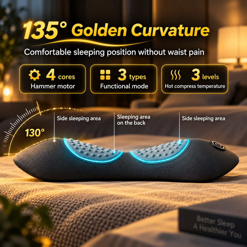 3-in 1 Shiatsu Back Recovery Massager