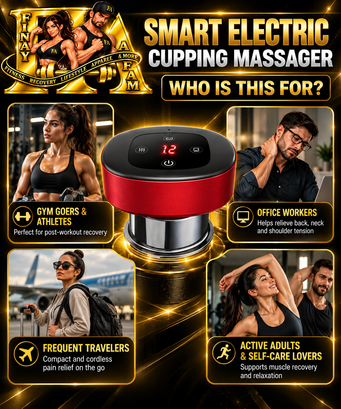 Smart Electric Cupping-Heat & Suction Recovery