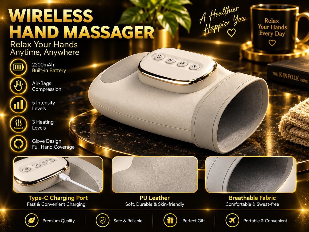 5-Level Air Compression Hand Massager