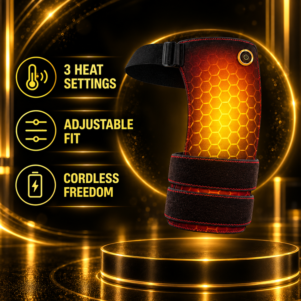 Cordless Heated Hip & Lower Back Recovery