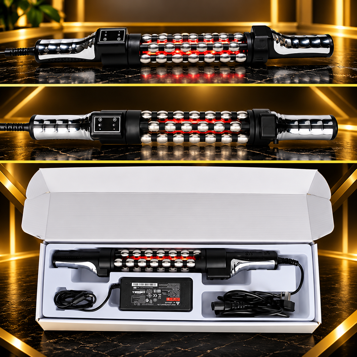 360 Heated & Red Light  Massage Roller