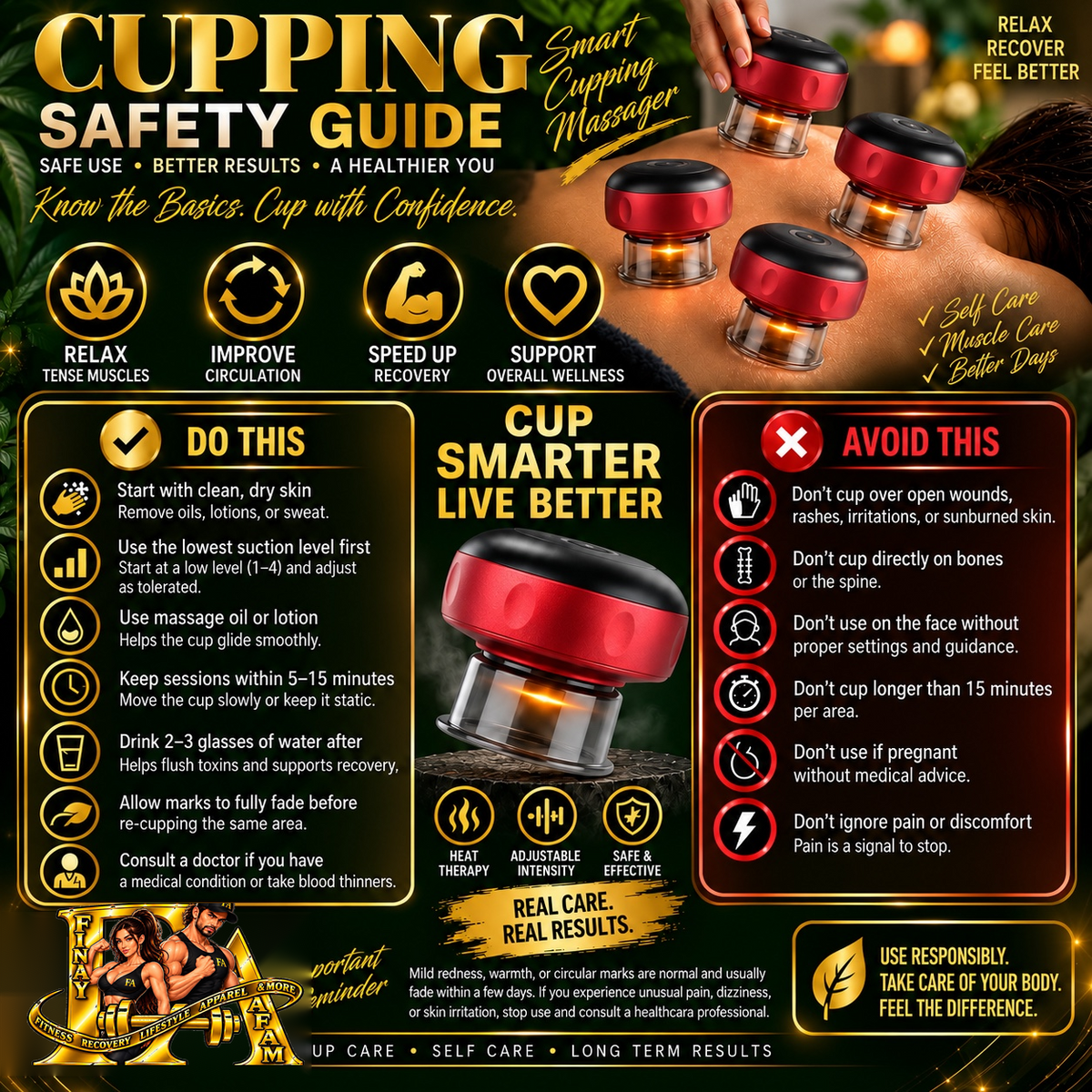 Smart Electric Cupping-Heat & Suction Recovery