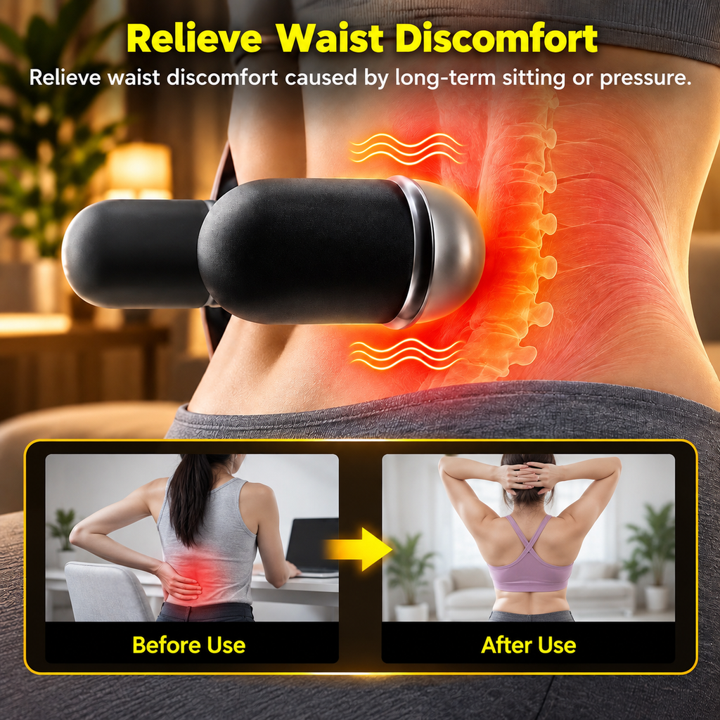 3-in 1 Shiatsu Back Recovery Massager