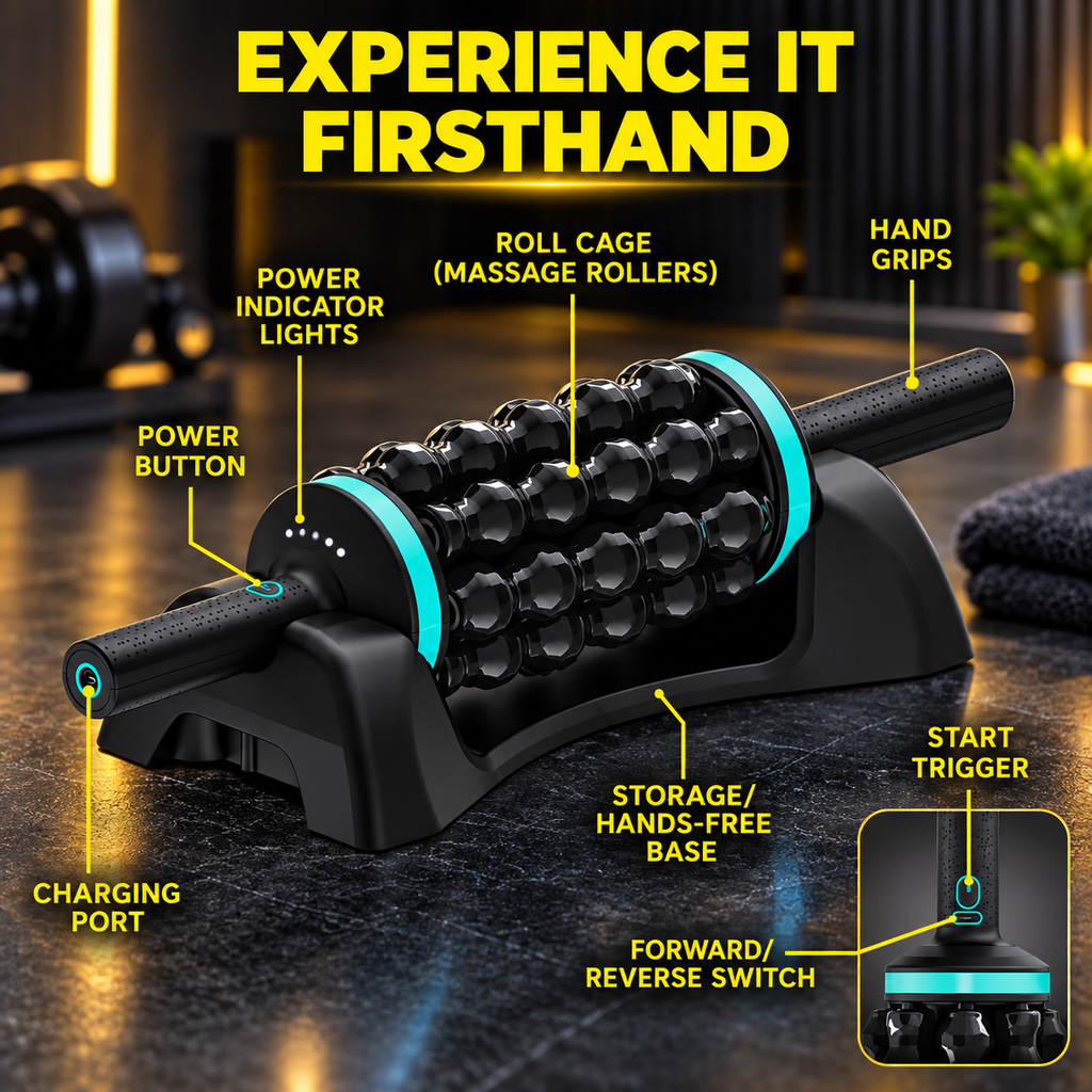 Deep Tissue Percussive Massage Roller