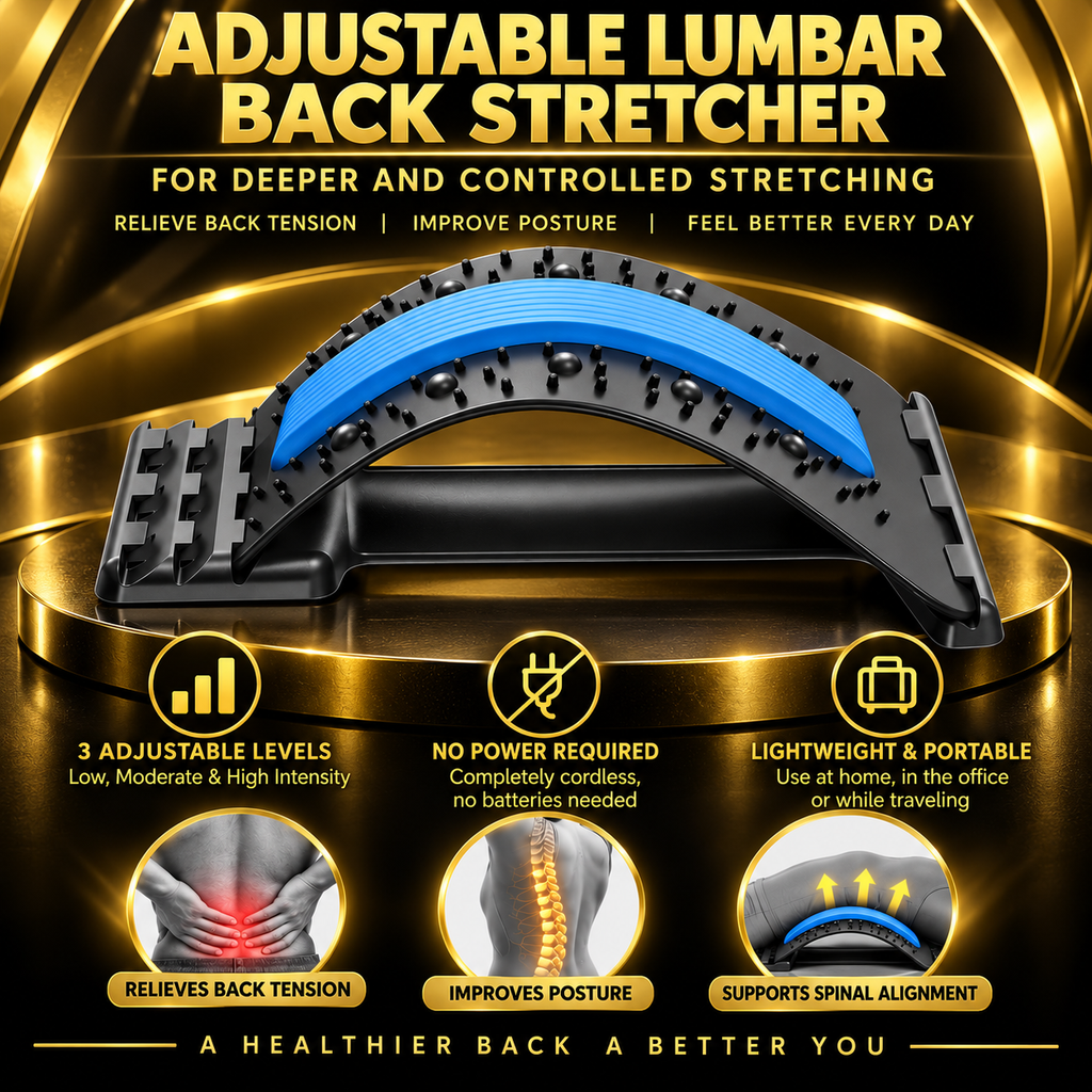 Adjustable Lumbar Back Stretcher