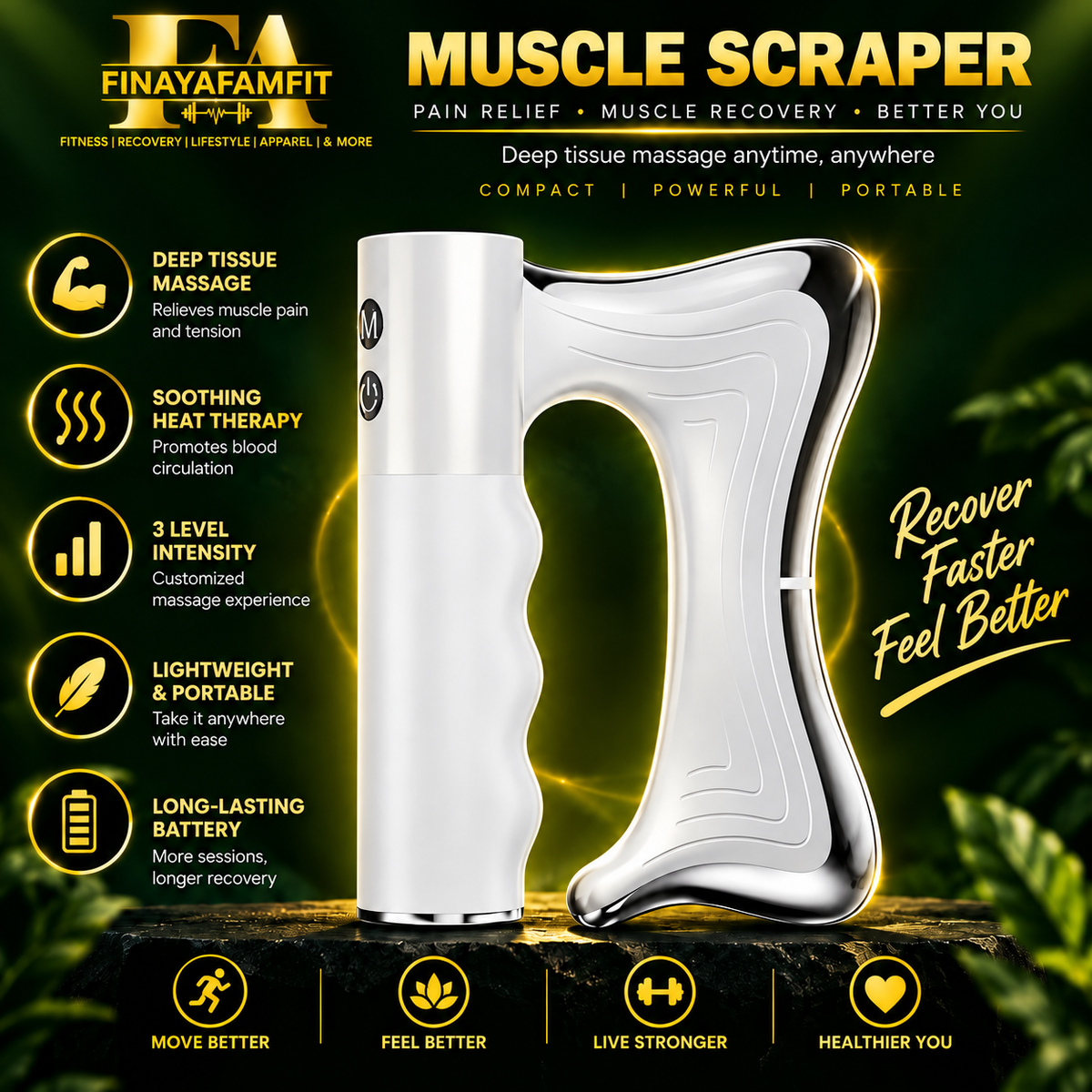 Electric Thermal Muscle Recovery Scraper