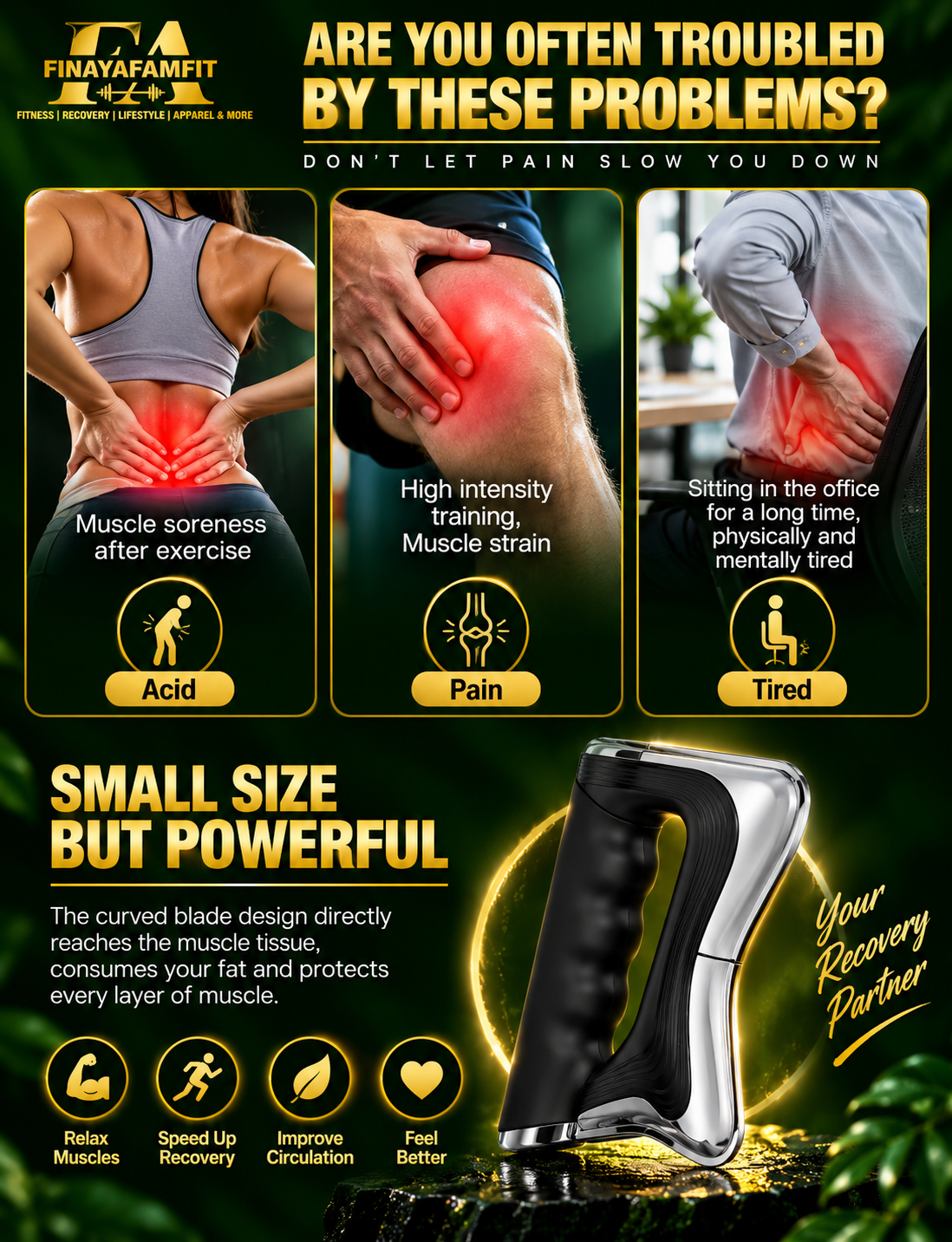 Electric Thermal Muscle Recovery Scraper