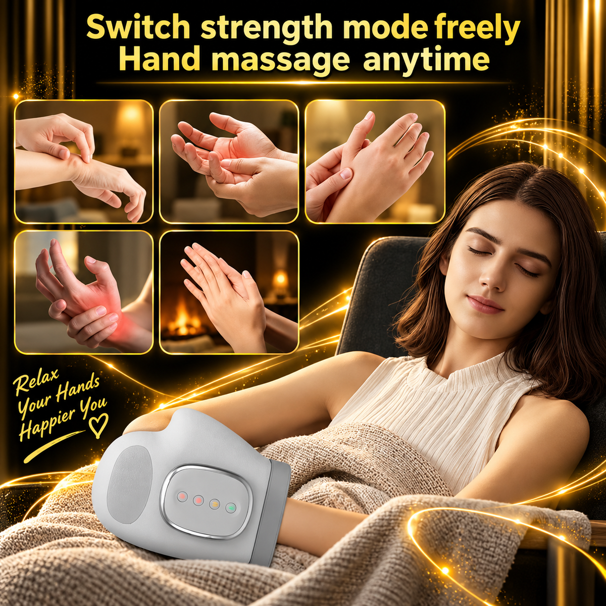 5-Level Air Compression Hand Massager