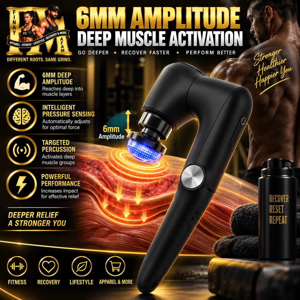 Deep Tissue Massage Pro-Gun with Adjustable handle