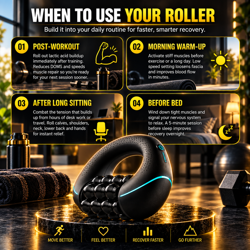 3 - Speed Deep tissue Massage Roller