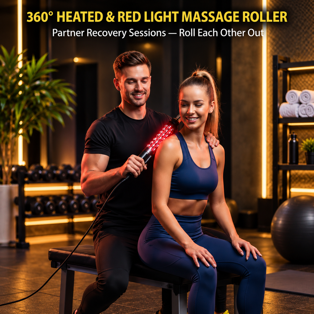 360 Heated & Red Light  Massage Roller