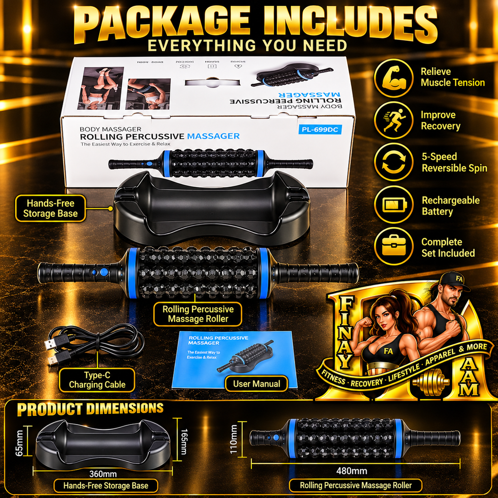 Deep Tissue Percussive Massage Roller