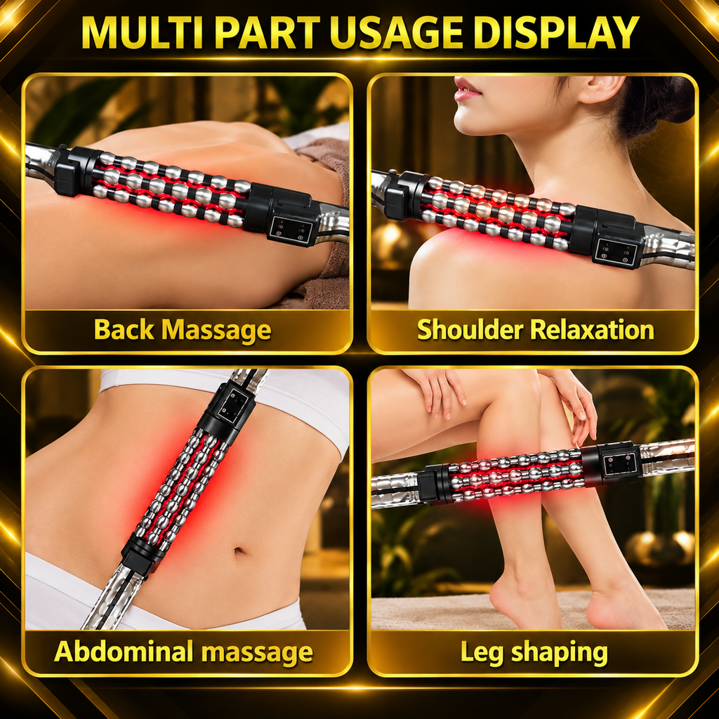 360 Heated & Red Light  Massage Roller