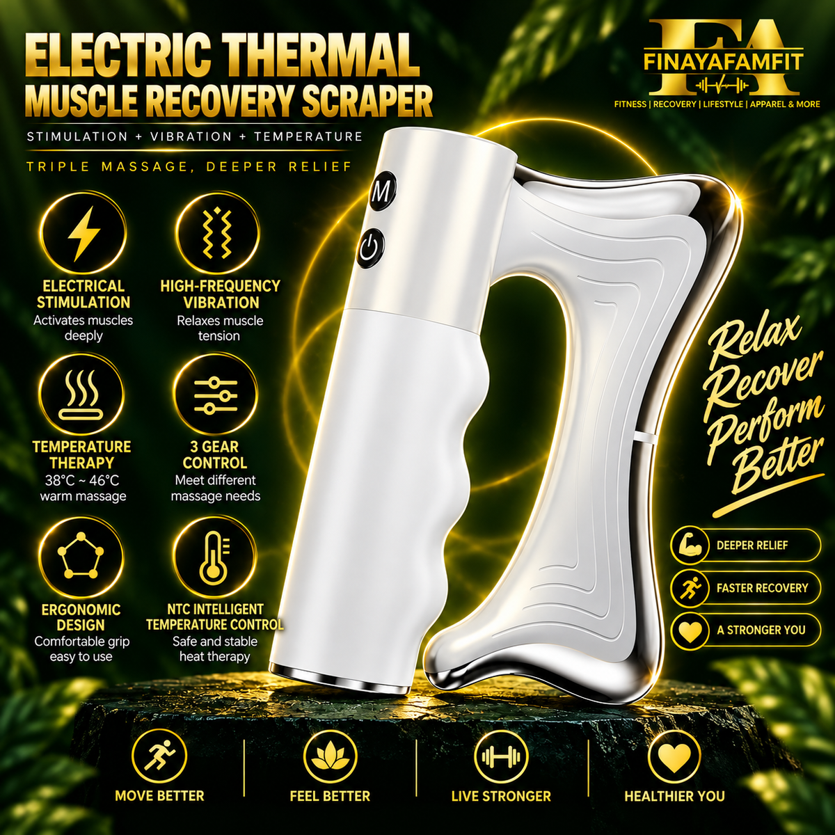 Electric Thermal Muscle Recovery Scraper