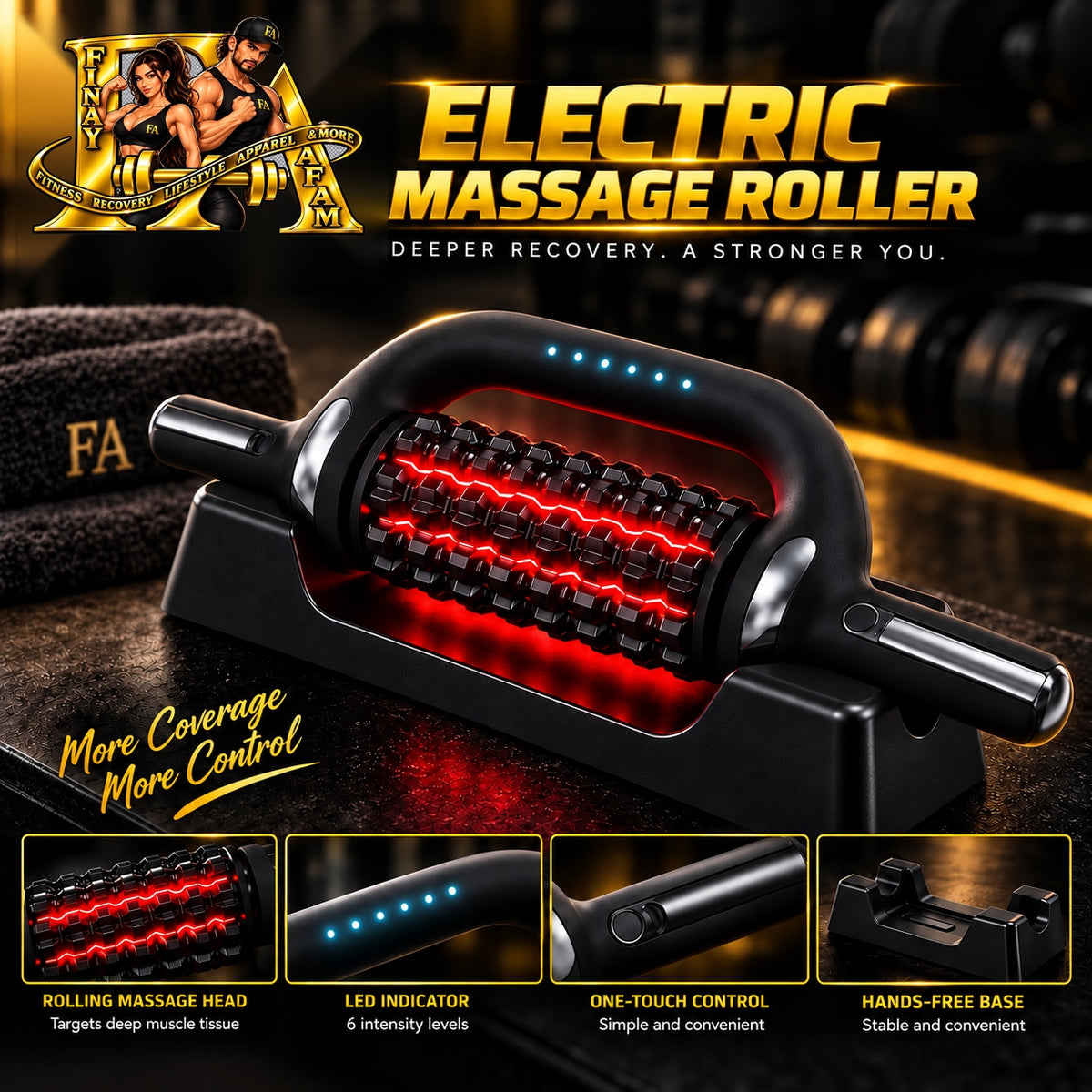 Rechargeable  Muscle Recovery Roller