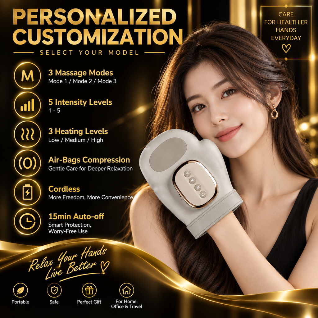 5-Level Air Compression Hand Massager