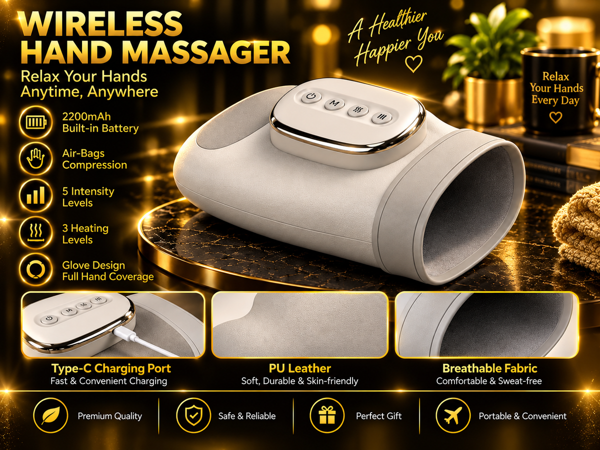 5-Level Air Compression Hand Massager