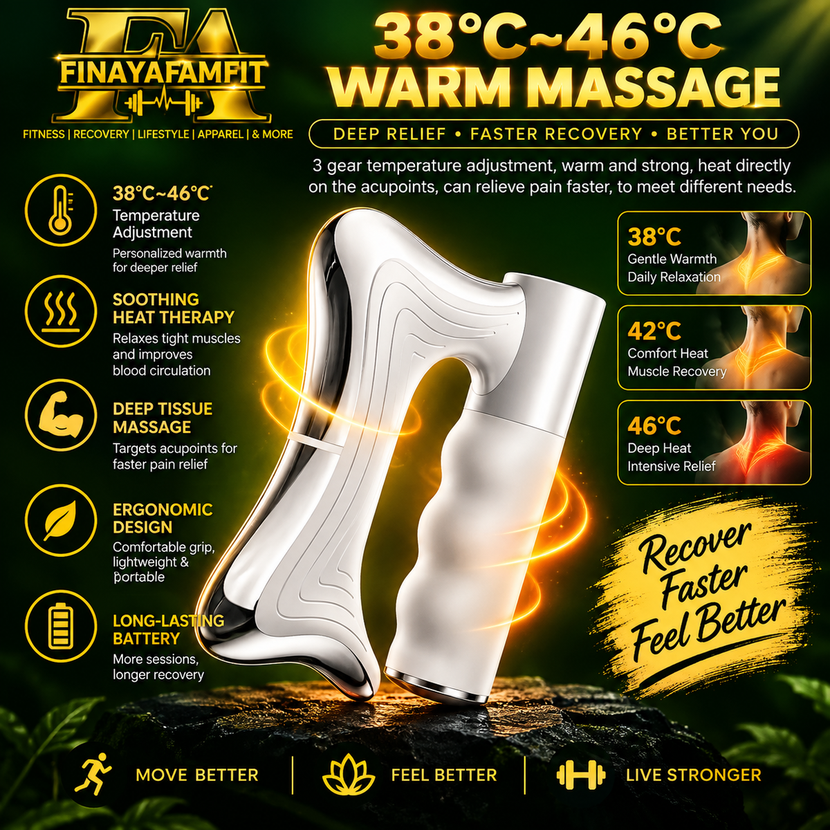 Electric Thermal Muscle Recovery Scraper