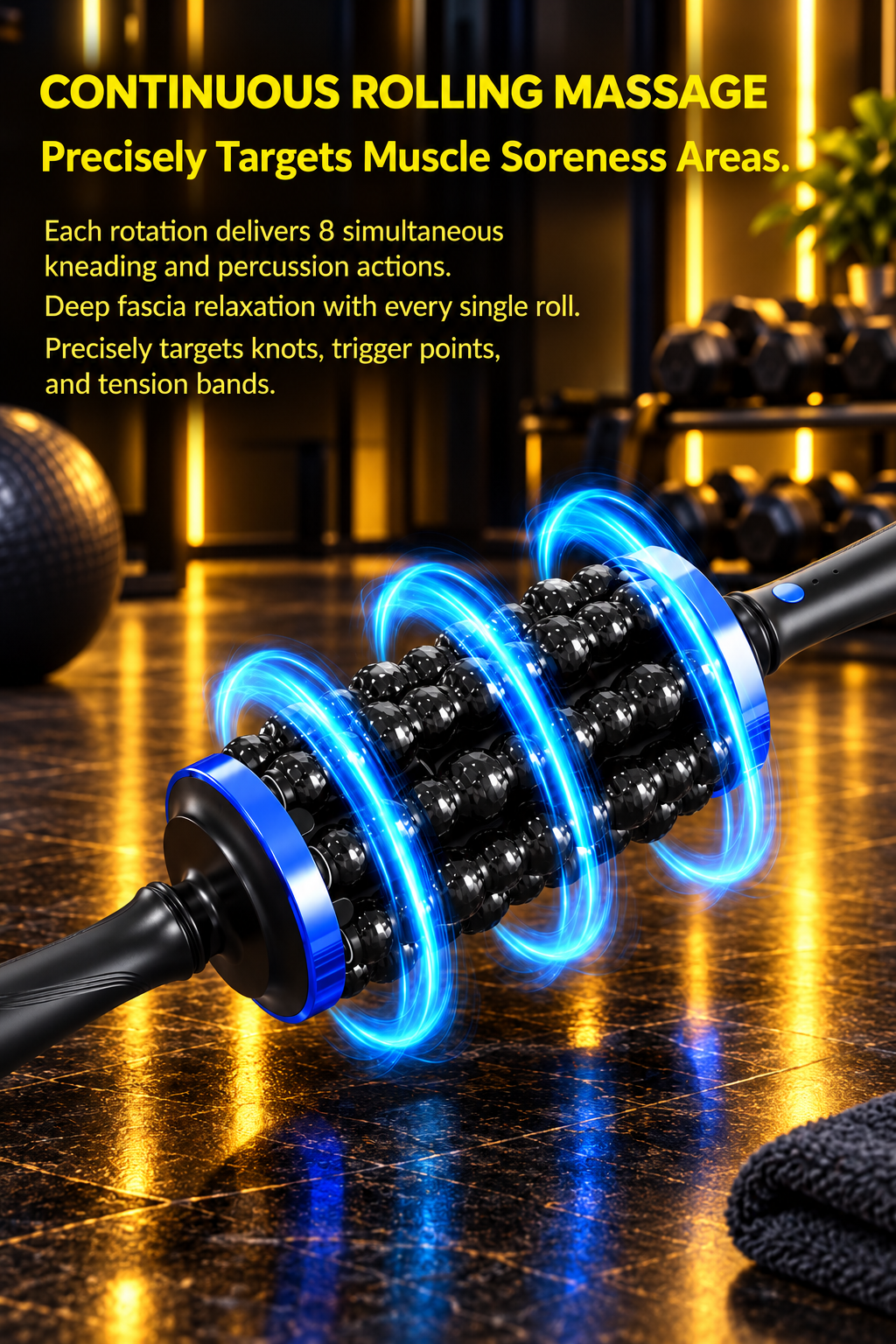 Deep Tissue Percussive Massage Roller