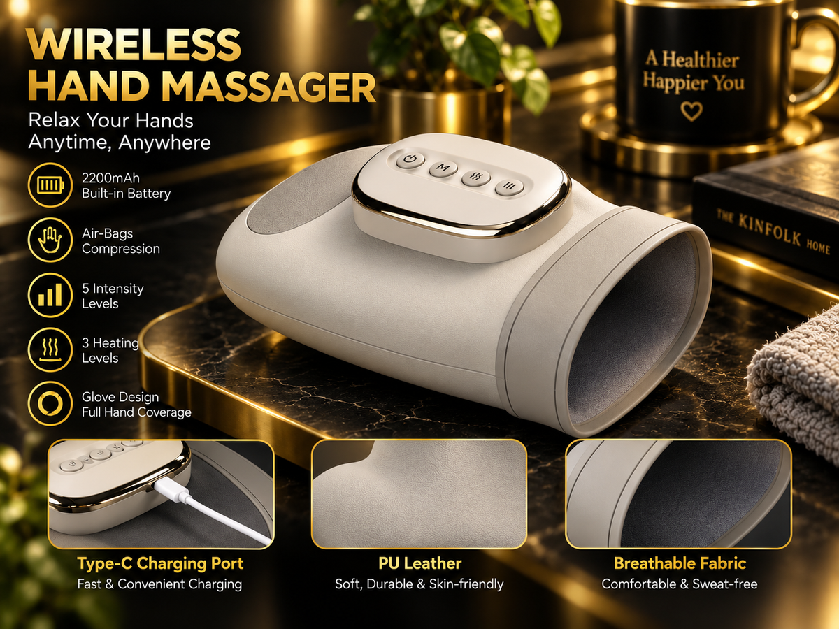 5-Level Air Compression Hand Massager