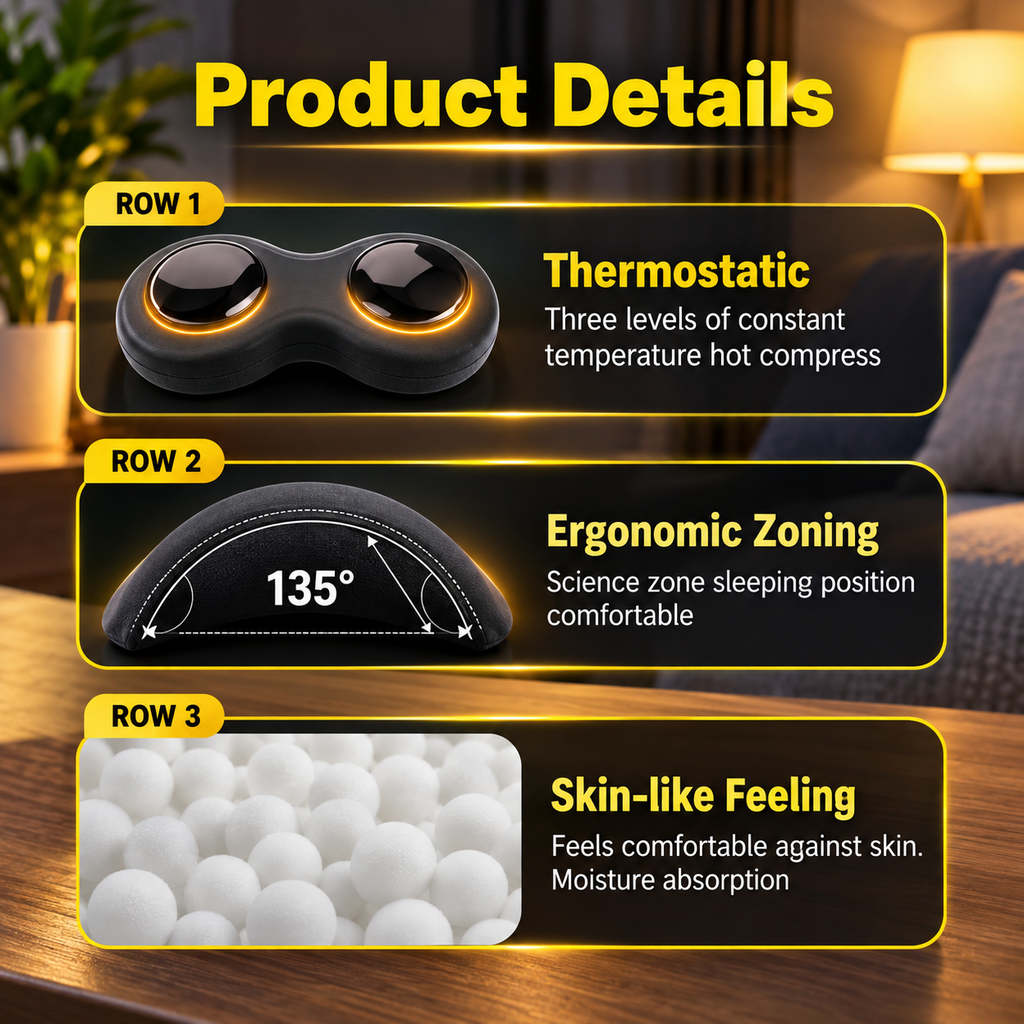 3-in 1 Shiatsu Back Recovery Massager