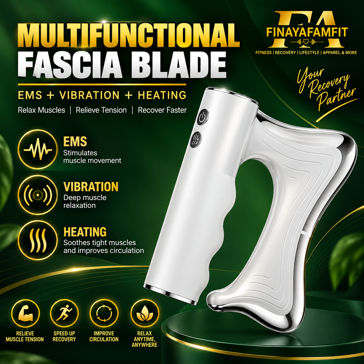 Electric Thermal Muscle Recovery Scraper