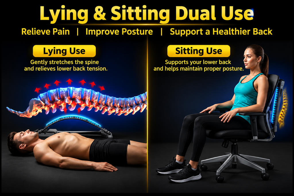 Adjustable Lumbar Back Stretcher
