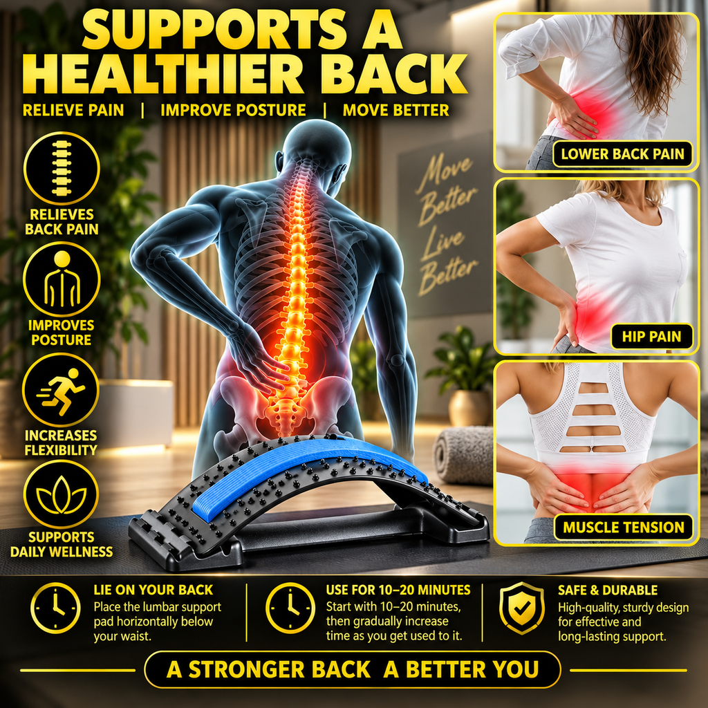 Adjustable Lumbar Back Stretcher